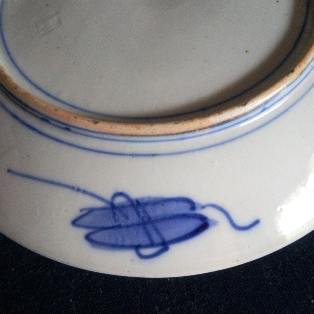 古伊万里 色絵 窓絵 獅子に花の図 4寸皿 5枚 C205AS-