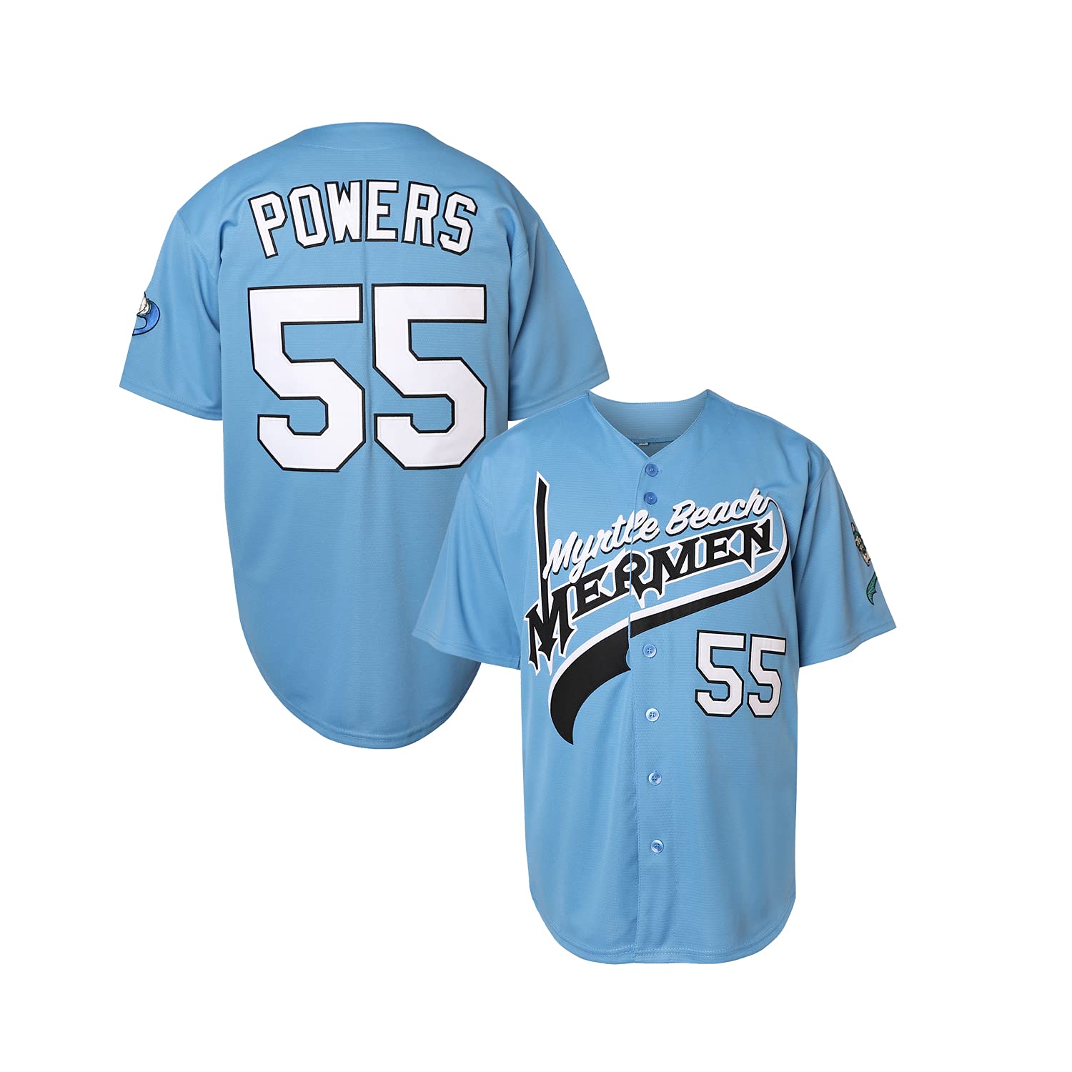 RUHAO55 Kenny Powers Eastbound and Down Movie Baseball Jersey