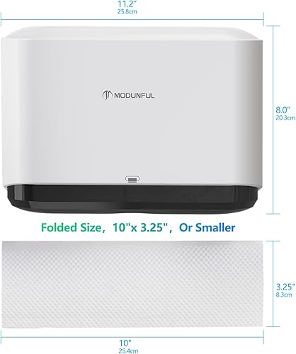 Miniatura 4 de Dispensador de toallas de papel, Soporte para toallas de papel para montaje en pared, Dispensadores de toallas de papel de mano de baño, Instalación