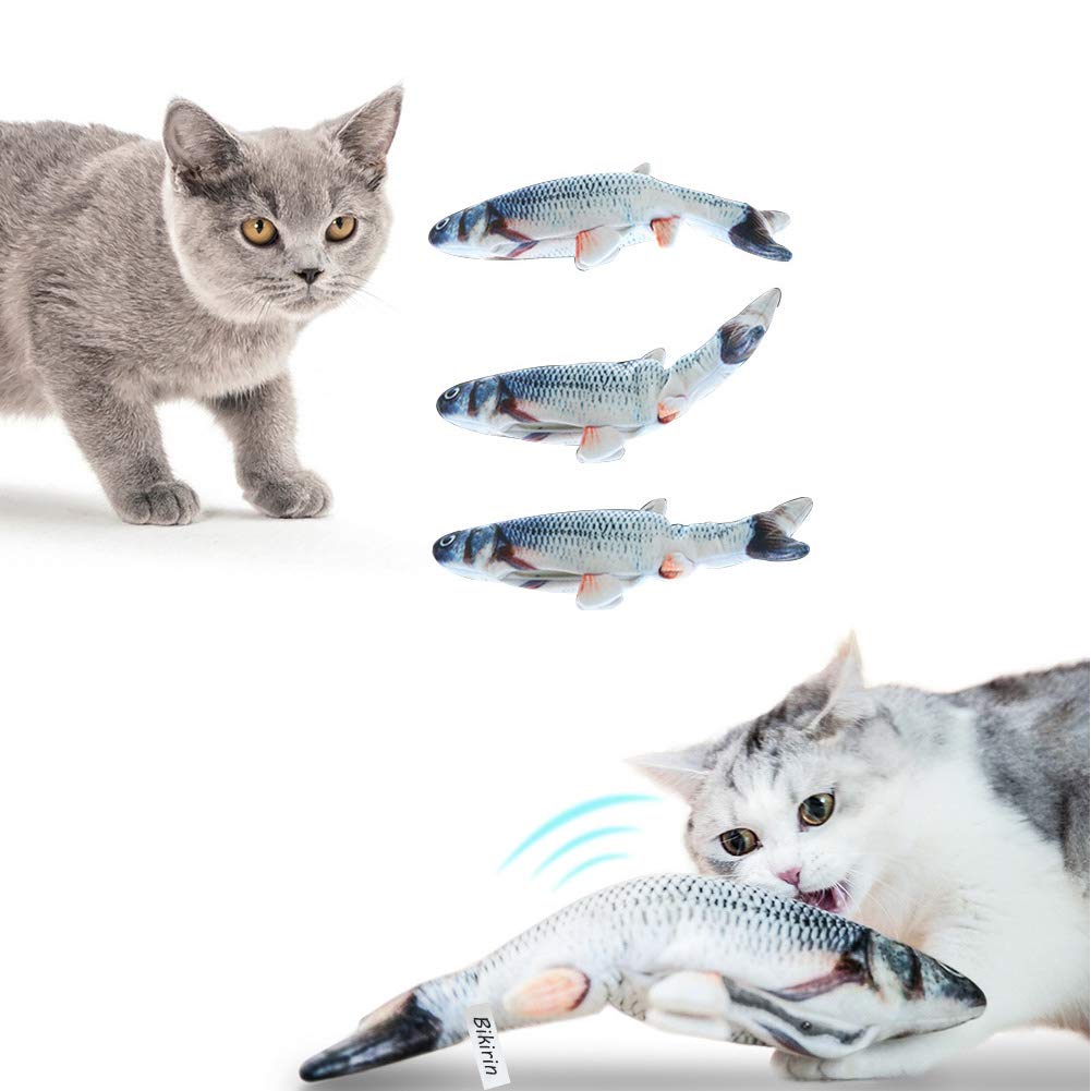 Giocattolo Per Gatti Pesce Di Peluches Con Carica Usb