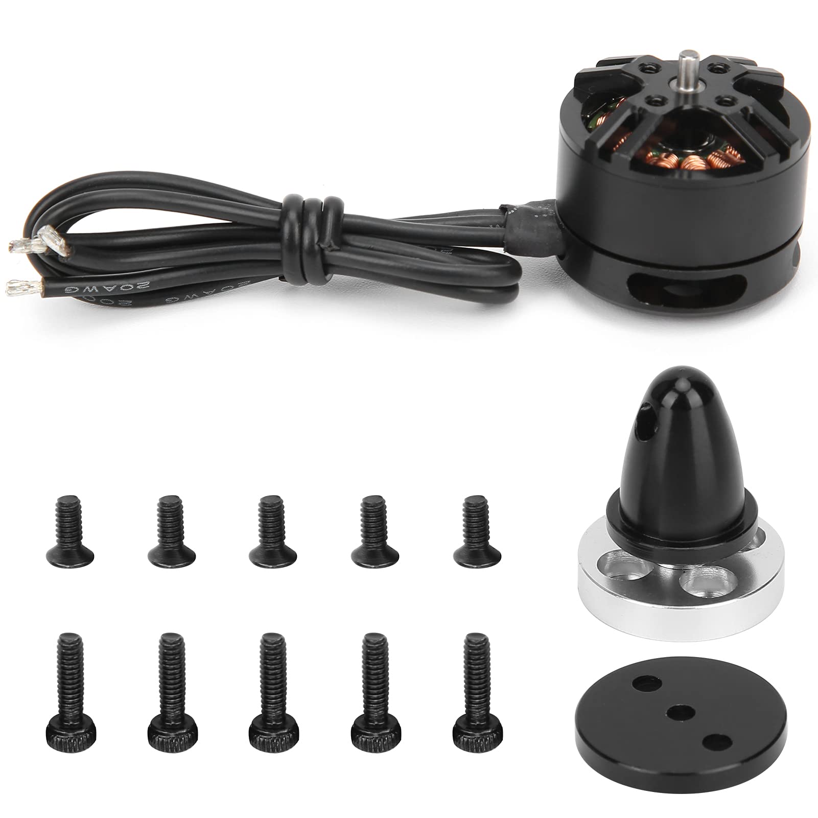 VGEBY Brushless Motor,BE1806 2300KV Brushless Motor Replacement with Adapter Fit for RC Quadcopter/Multicopters RC car Motor Model Aircraft Accessories