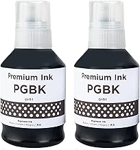 SHUOLEI GI-51 GI51 Ink Compatible with Canon Pixma Ink Cartridge GI-51 GI51 Multipack Compatible with Pixma G1520 G1560 G2520 G2560 G3520 G3560 G2570 G3570 Series, G4570 G1530 (2 2 x black)