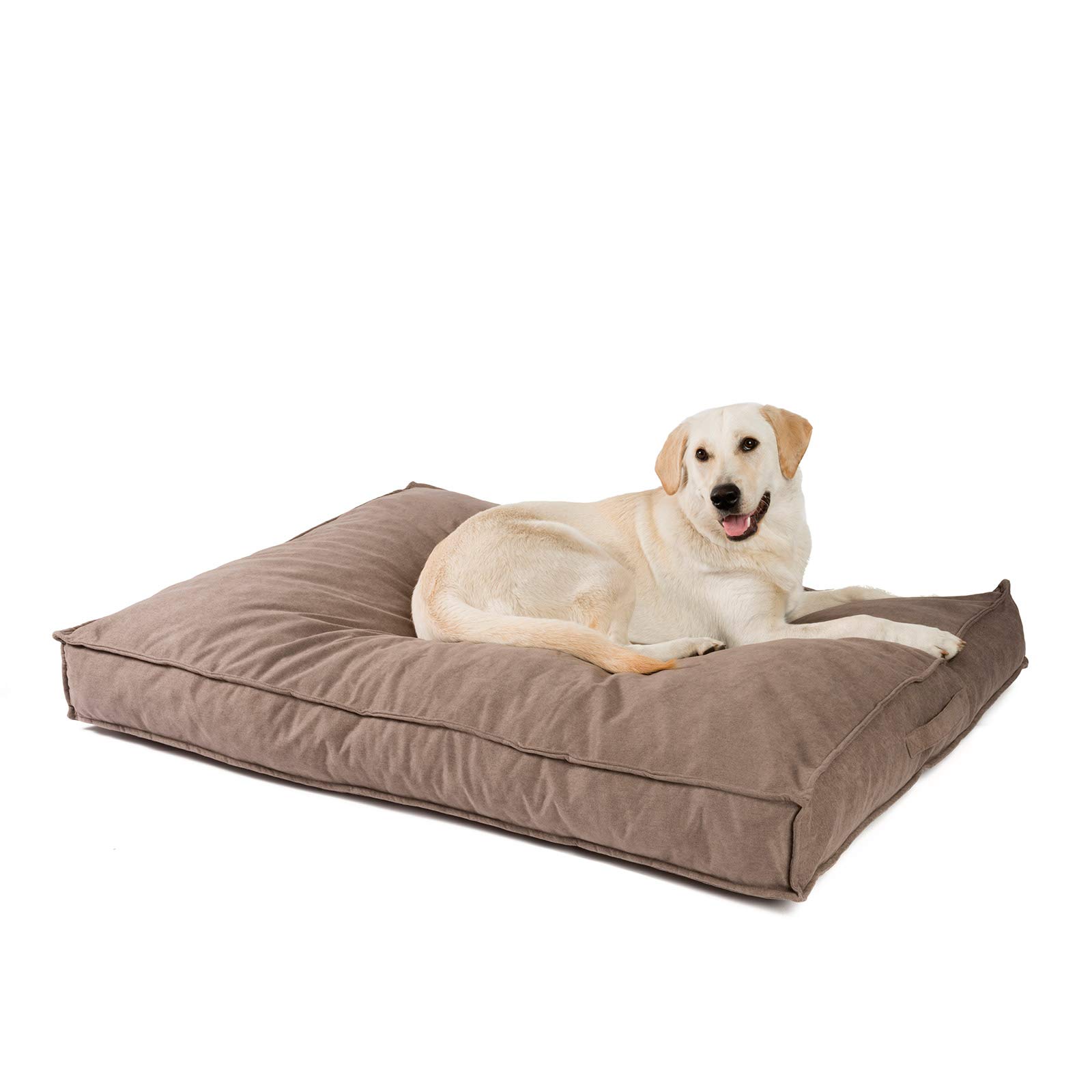 jamaxx-pets Premium Hundekissen Orthopädisch Weich Memory Foam, Waschbar, Nässeschutz Wasserabweisend - Dicke Füllung Visco Elastisch, Flauschig Samtartiger Stoff, Hundebett PDB1001