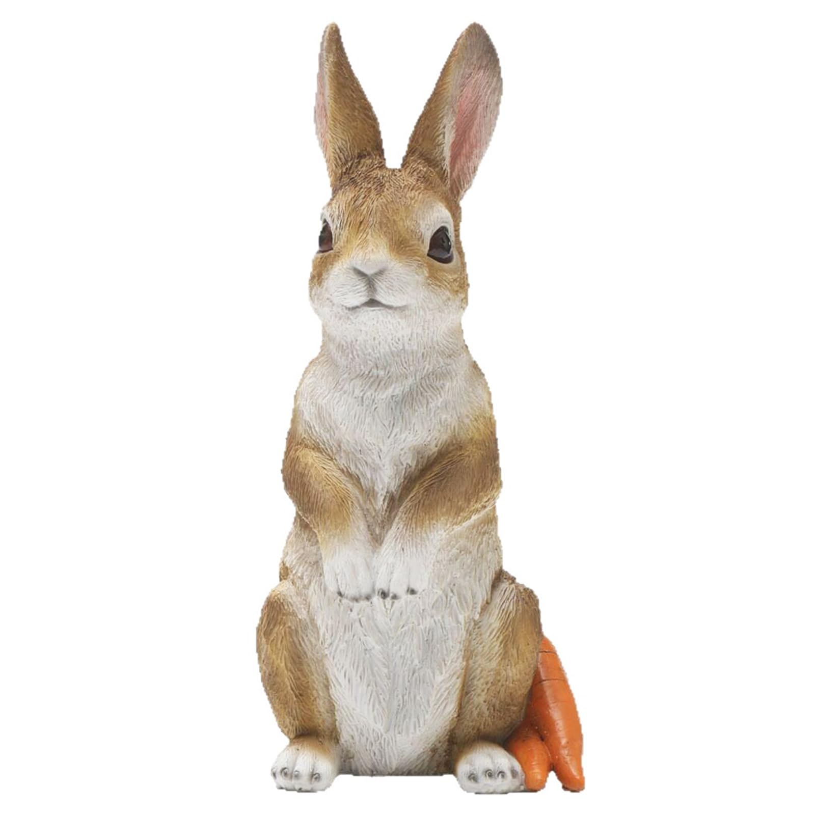 YXCQHZM Outdoor Resin Rabbit Garden Ornament Animal Sculpture Outdoor Figurines Decor for Patio Lawn Yard Ornaments