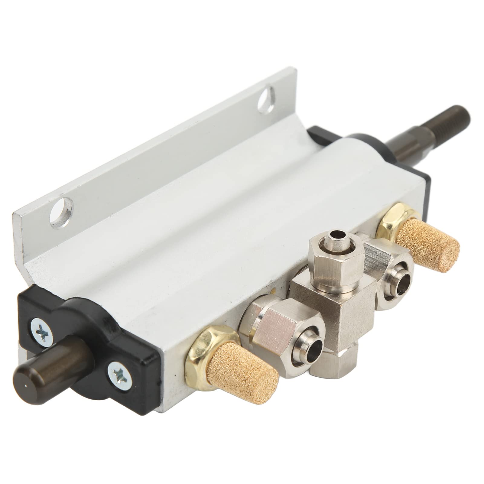 Luqeeg Válvula de Control de Aire del Coche Válvula de Pedal, 5 Vías Válvula de Control de Aire de Pedal para Reemplazar para 10mm 0.39in Máquina Cambiadora de Neumáticos de Diámetro Exterior