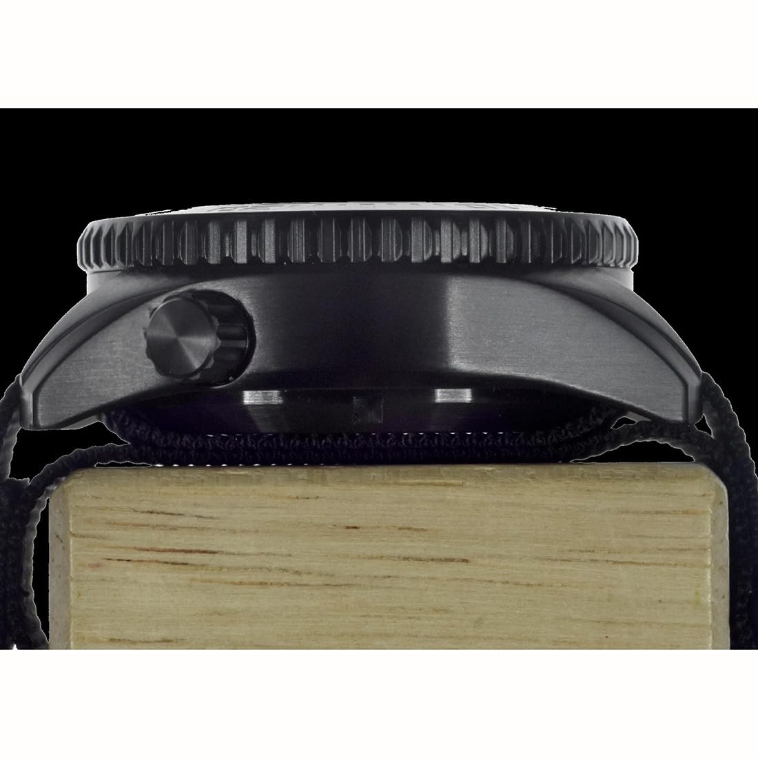 MWC Dephtmaster 1000mt 24H Automatico Acciaio PVD Nero Zaffiro Ceramica Datario Diver Tessuto Militare Uomo Orologio