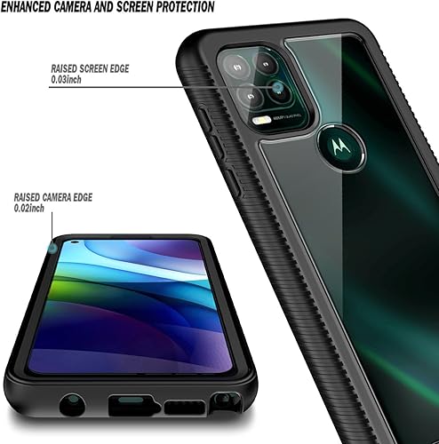 Miniatura 3 de NZND Funda para Motorola Moto G Stylus 5G con protector de pantalla integrado, protector de cuerpo completo a prueba de golpes, resistente a los