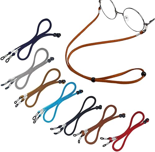 Miniatura 7 de KECHIO Correa de soporte para lentes de ojos, correas para gafas para hombres y mujeres, soportes para anteojos alrededor del cuello, cadena de
