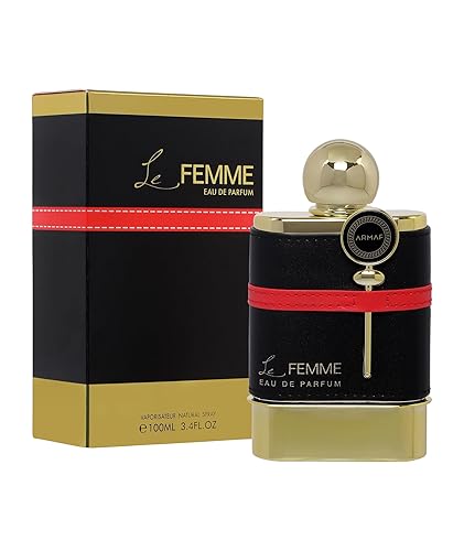 ARMAF LE FEMME - Espray EAU DE PARFUM de 34 onzas para mujer color negro ARMAF LE FEMME - Espray EAU DE PARFUM de 34 onzas para mujer color negro