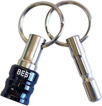 Besttool BTH-2BL Vest Bit Holder with Key Adapter, Black