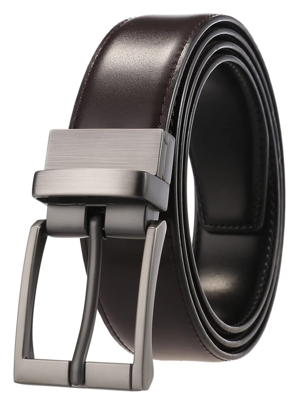 Cinturón ajustable de cuero genuino, Cinturón de cuero for hombre con hebilla antirrayas, cinturón ancho ajustable con hebilla de aleación for trajes, correa de cintura retro, cinturón informal formal