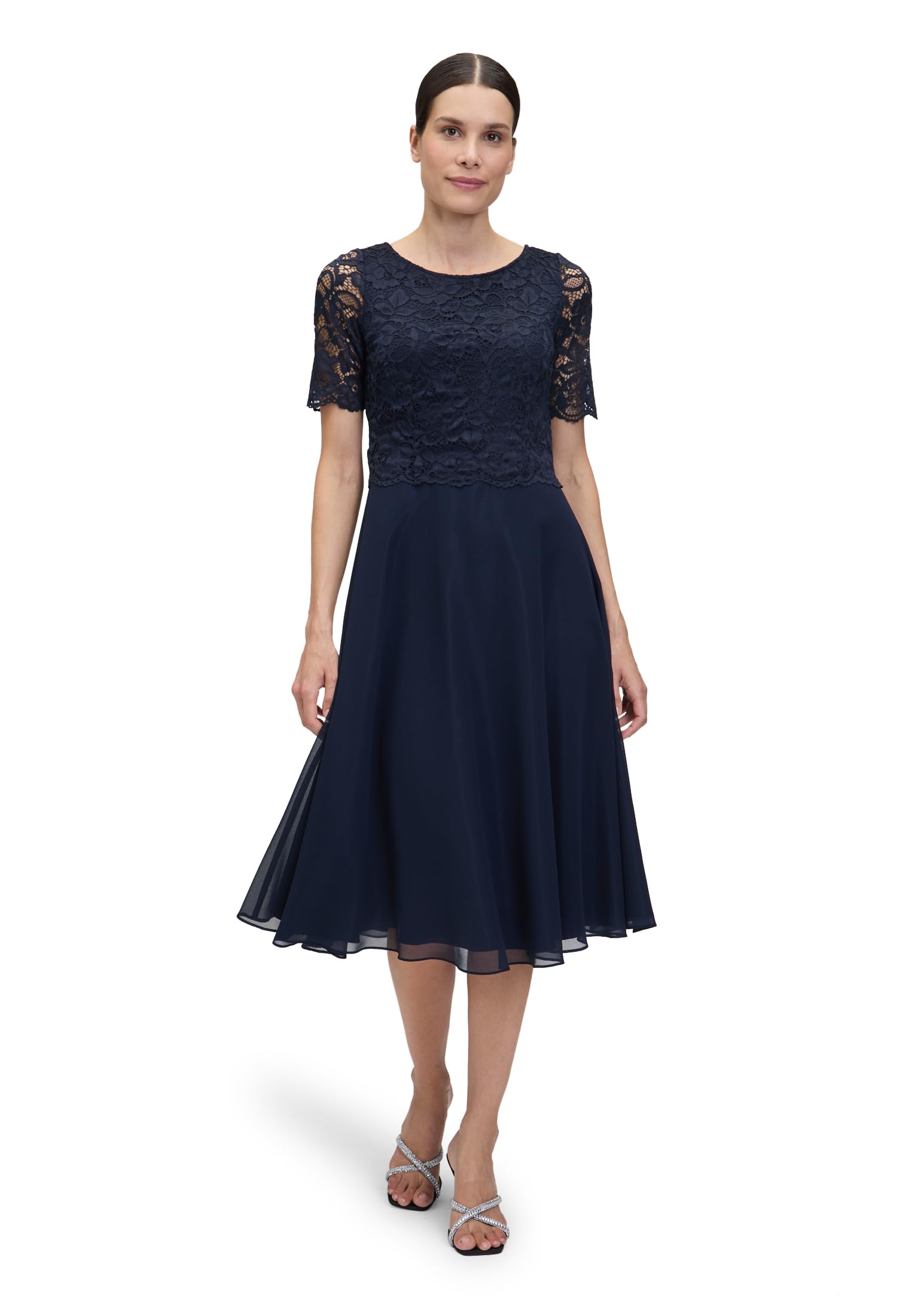 Vera Mont Partykleid – Blau Night Sky 8541, Herstellergröße 40
