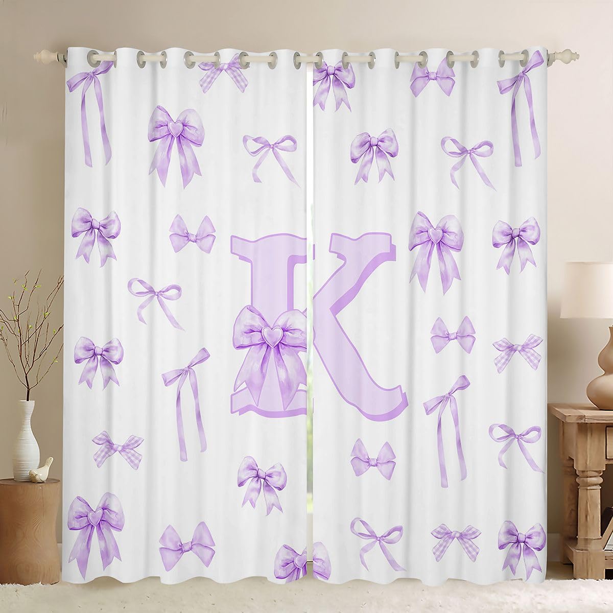 Nœud papillon coquet rideau personnalisé Homewish idée cadeau chambre