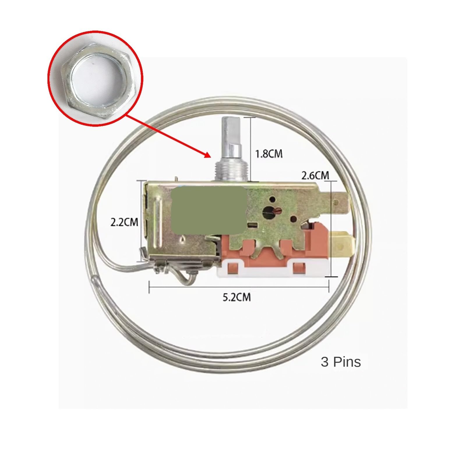 Termostato WDF19-K, Compatible con Bosch