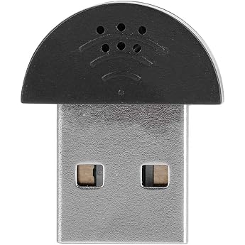 Yosoo Health Gear USB 2.0 Microphone Portable USB Studio Voice Microphone Audio Mic Adapter for Computer PC Black