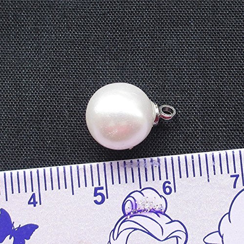 Chenkou Craft 30 perle bianche di plastica da 10