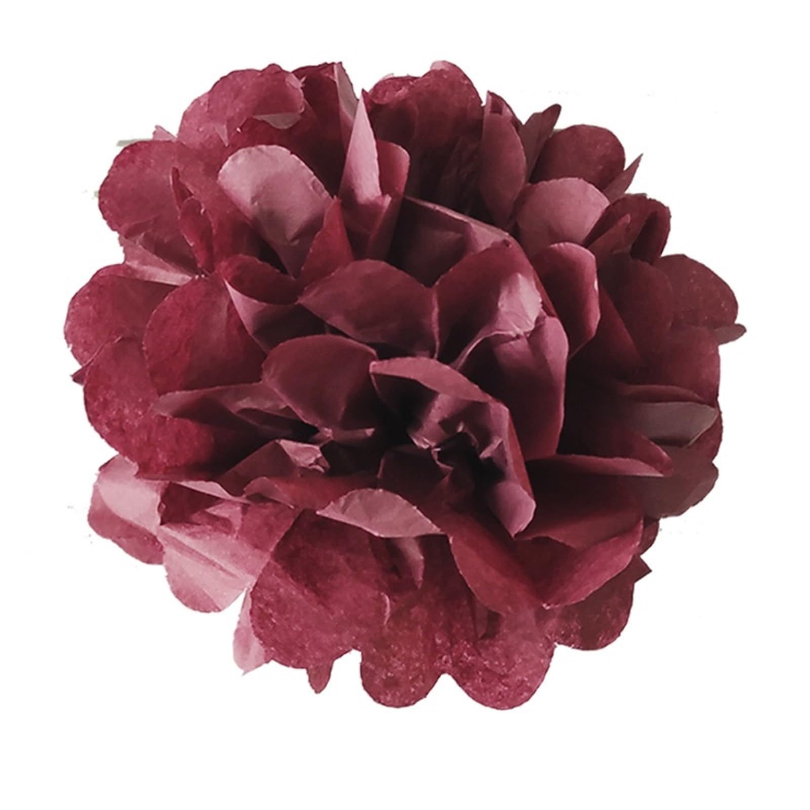 Paper Pompom 5pcs Wedding Decorative Paper Pompoms Pom Poms Flower Ball Party Home Decor Tissue Birthday DIY for Party(Color-24,25cm 5pcs)