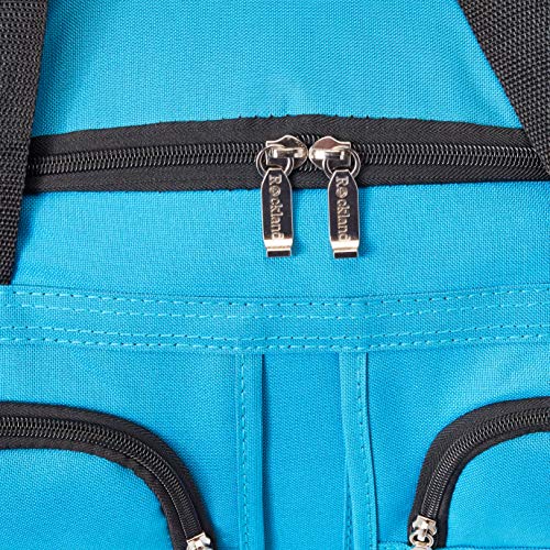 Rockland Rolling Duffel Bag, Turquoise, 22-Inch