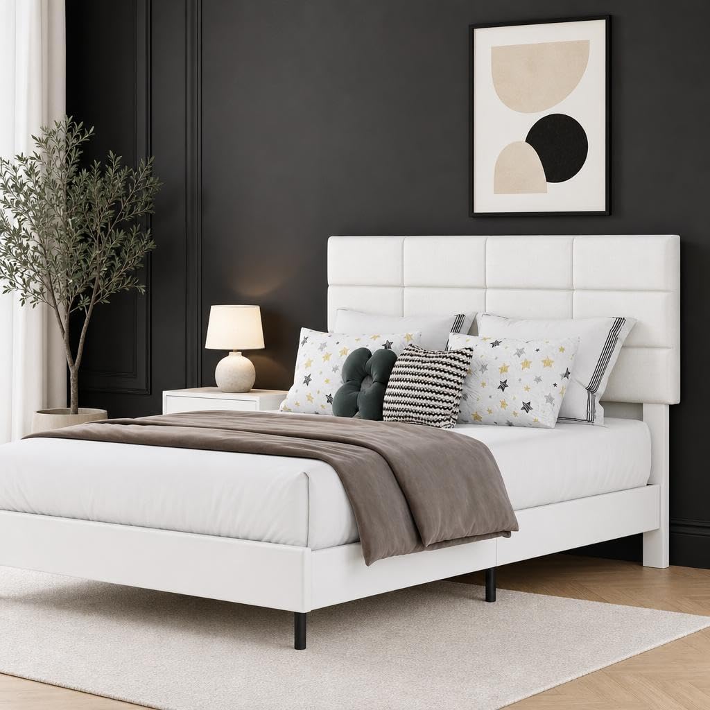 GarveeMore 190x135cm Double Bed Frame