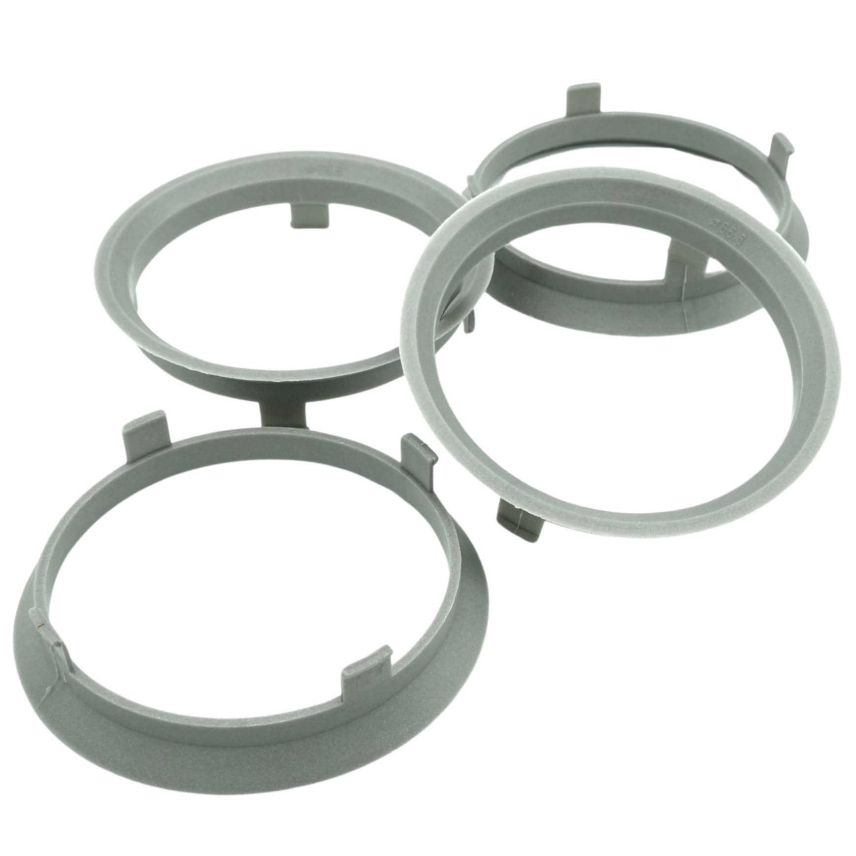 4x Zentrierringe 66,6-66,1mm - Aluminium Für Modifizierte Felgen & Bessere Fahrsicherheit
