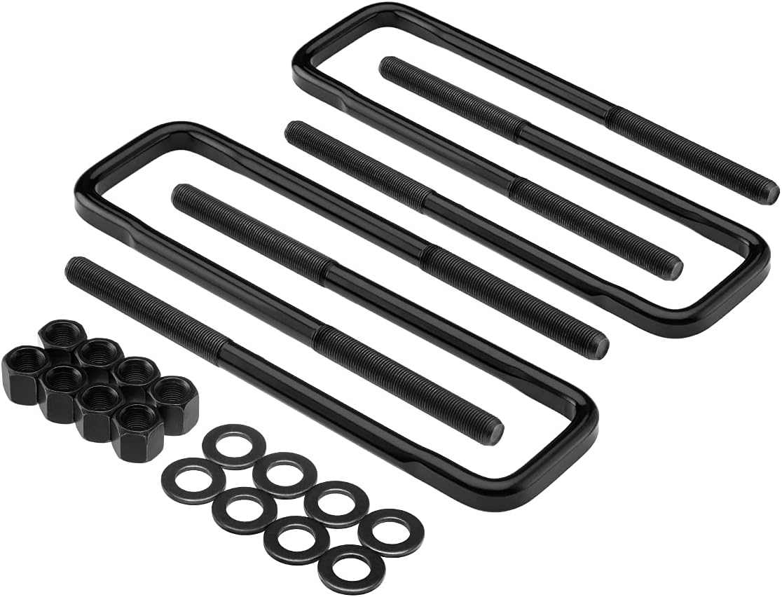 Supreme Suspensions - 1" Rear Lift Kit for 2000-2010 Chevrolet Silverado & GMC Sierra HD Series Non-Overloads 2WD 4WD - Rear Suspension Lift Kit with Forged Flat Top U-Bolts