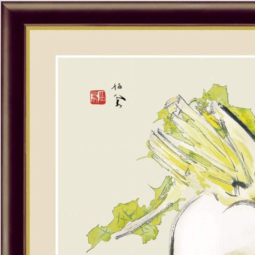 絵画・額縁・版画・国栖 晶子・新品未使用・春が来る日に・美術品・インテリア・雑貨 バリアート ブンゴセカン 鳥の絵 ハイビスカス 赤 W63×H33cm