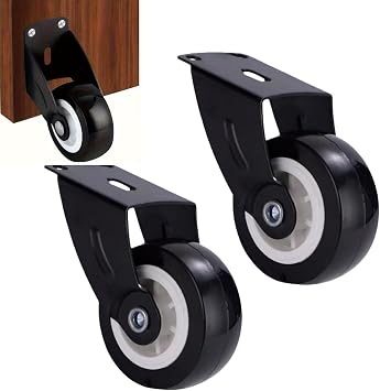 2PCS Heavy Duty Gate Wheels&Castors,Adjustable Gate Caster Wheel for Wooden Gates,Furniture,Outdoor Sliding Farm & Fence Doors,Rust-Proof Support Pulley Hardware,Widely ApplicableDoor Guide Wheel
