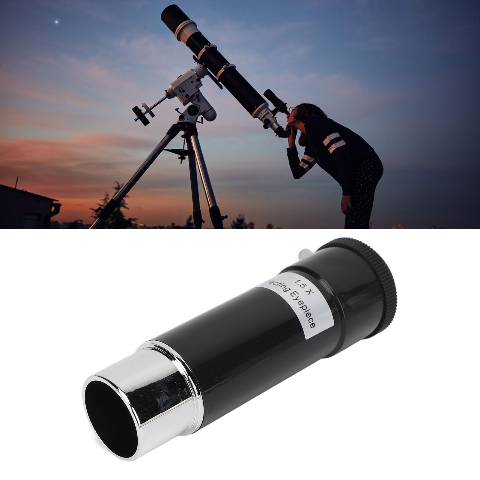 Amazon.com : 1.5X Barlow Lens, 1.25 Inch Telescope Eyepiece with