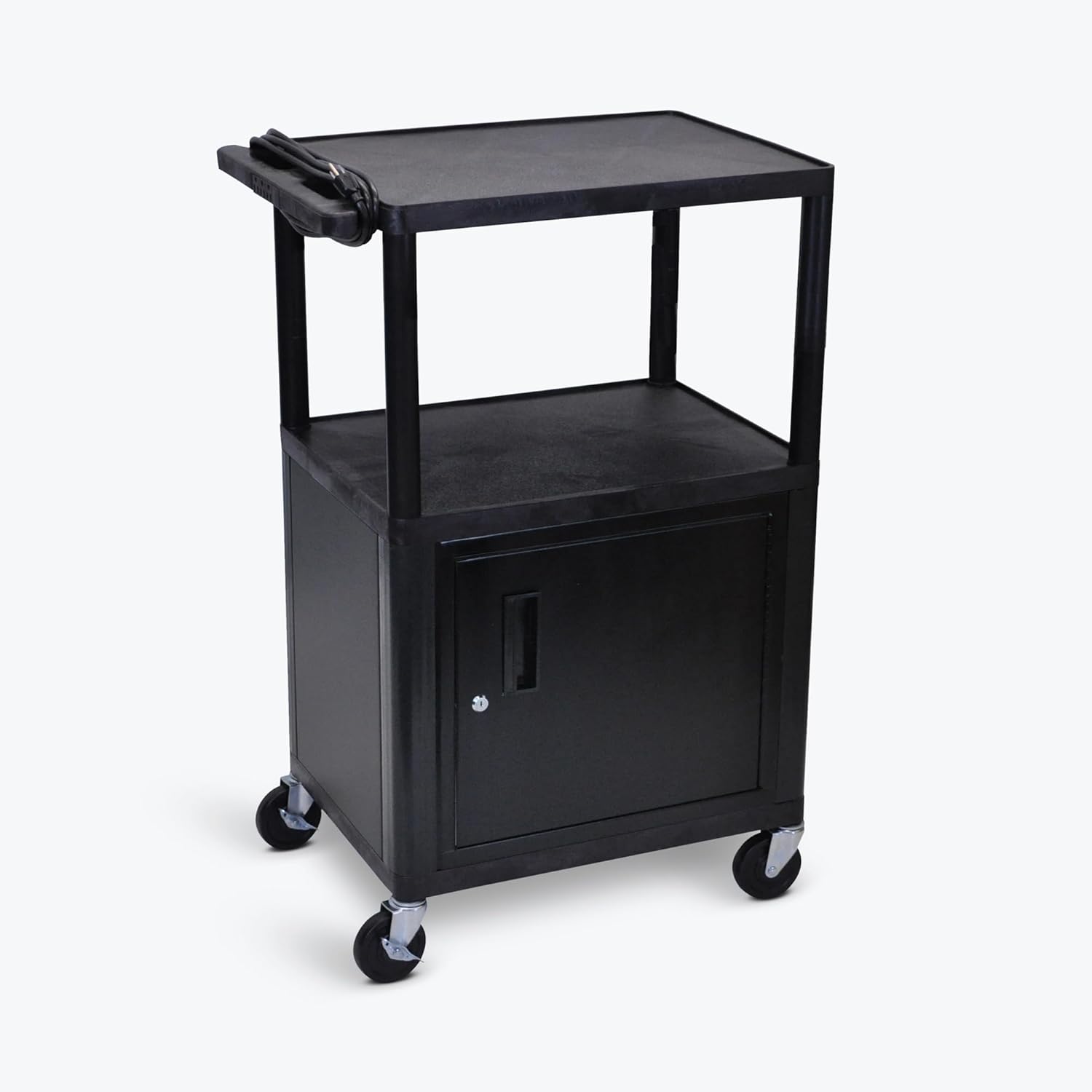 FSE 373-LE42C-B 42"H AV Cart - Three Shelves Cabinet