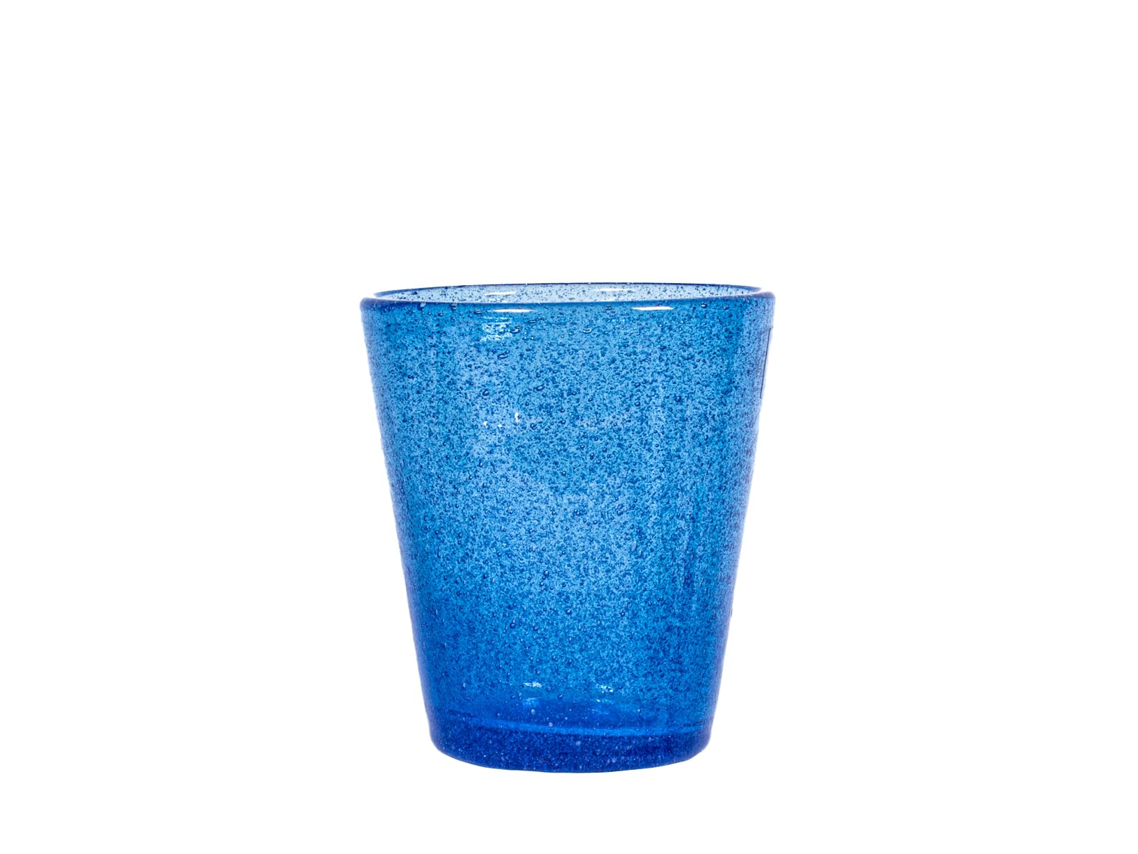 H&H Giada Set mit 12 bunten Wassergläsern, Mehrfarbig, 280 ml, unregelmäßige Gläser mit Mikrobläschen, robust und spülmaschinenfest, originelle Tischkarten