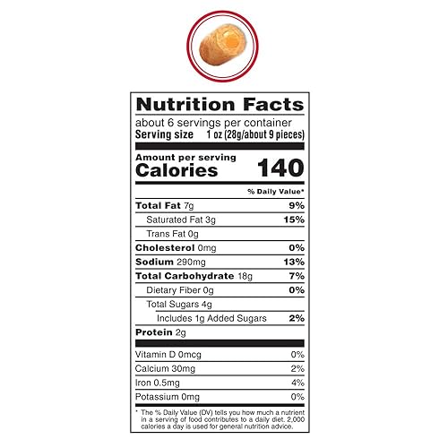 Miniatura 8 de COMBOS Ranch Dip - Bocadillos rellenos de pretzel horneado, bolsa de 6.3 onzas (paquete de 12)