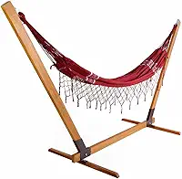 Suporte de Madeira Para Rede de Descanso
