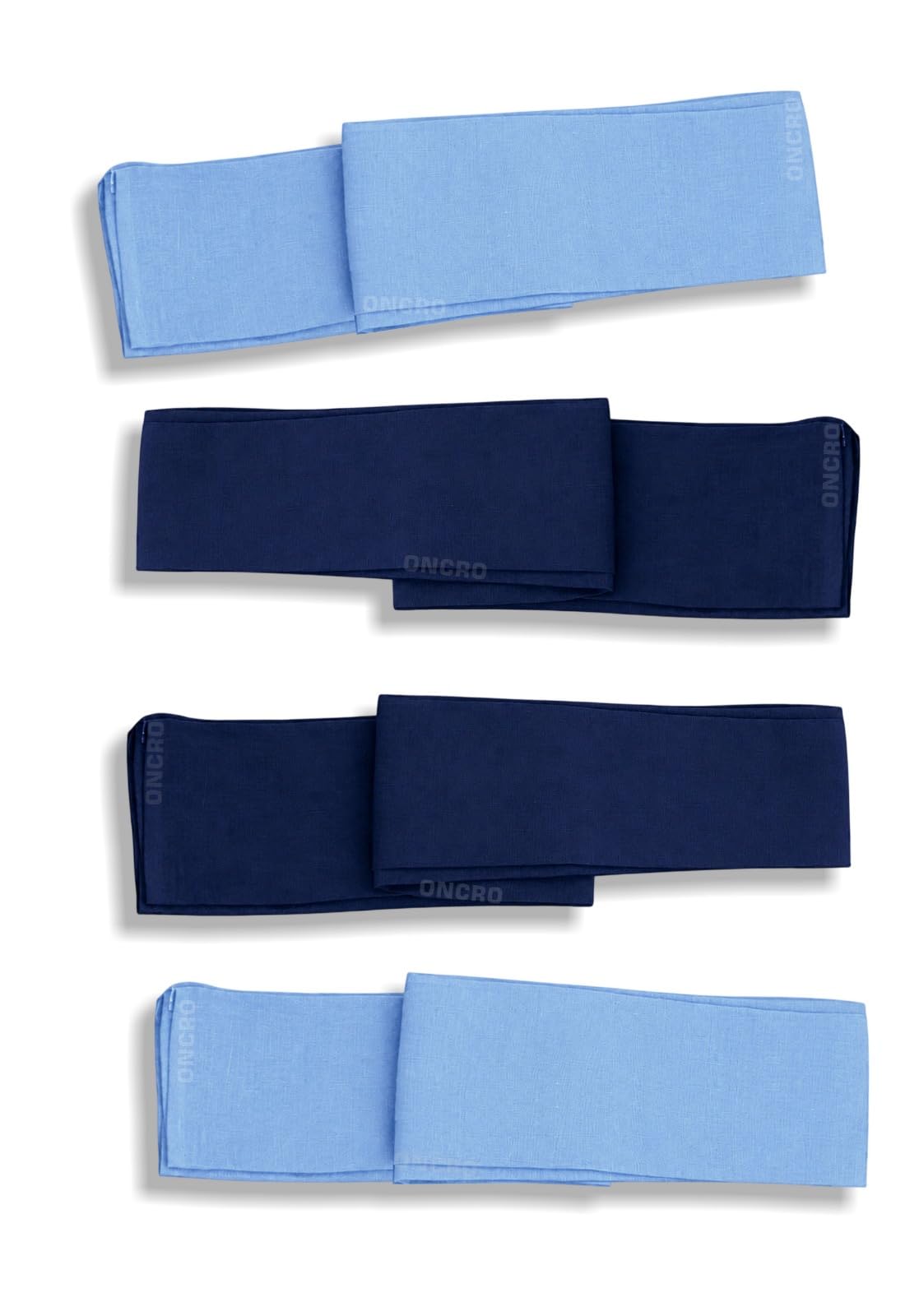 2 pc Sky Blue 2 pc Blue Fiftee 3 inch broad Sikh Religious Traditional Sardar ji Gursikh Fifty for Turban Dastaar Pagri Patiala Shahi Pagg Patka Cotton Liner Turban Cloth Band Accessories-image-10