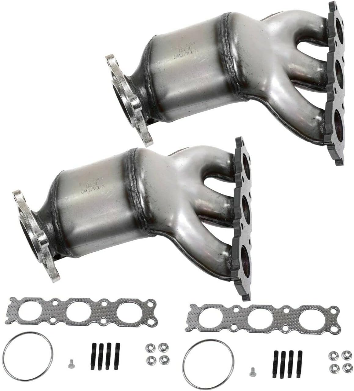 Catalytic Converter Set of 2 Driver and Passenger Side