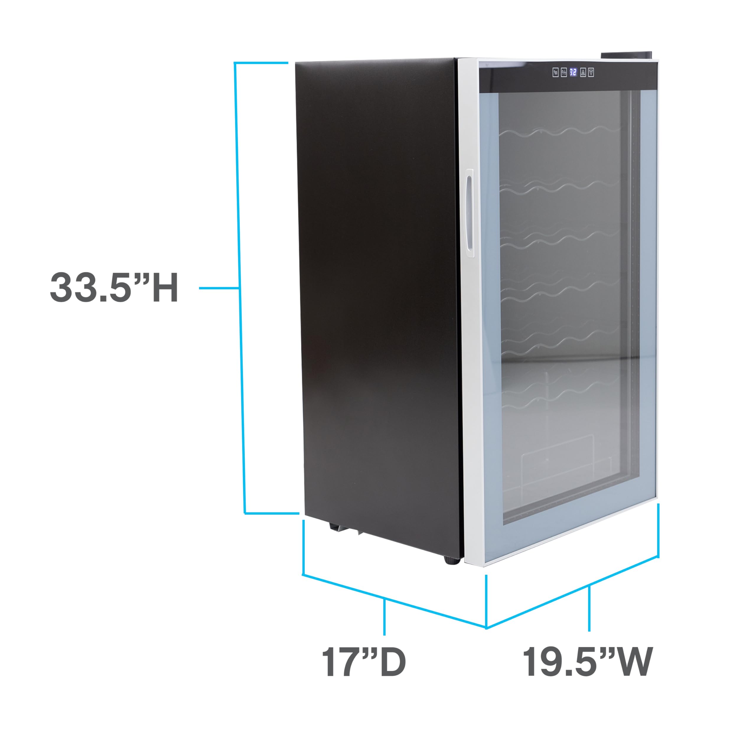 Amazon.com: Avanti WC34N2P Wine Cooler Freestanding Single Zone