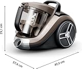 Rowenta Compact Power XXL Animal Aspirateur sans sac, Moteur basse consommation 900W max, Haute filtration, Bac à poussière 2,5L, Compact, RO4B50EA, Cigarillo - 7