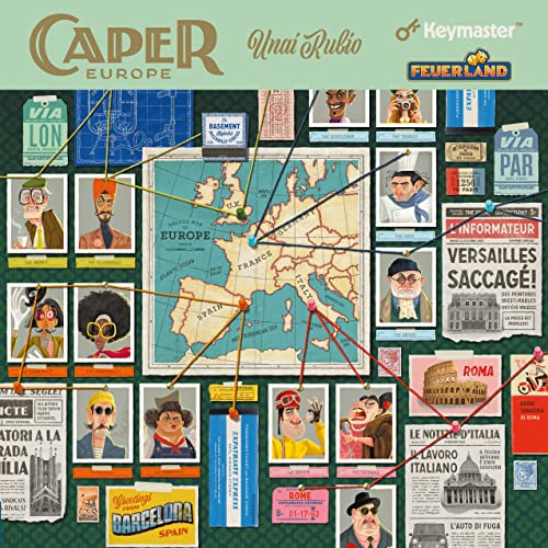 Feuerland Spiele 31017 Caper Europe, Neutral/Classic (Black, White, Gray), Medium - Image 2