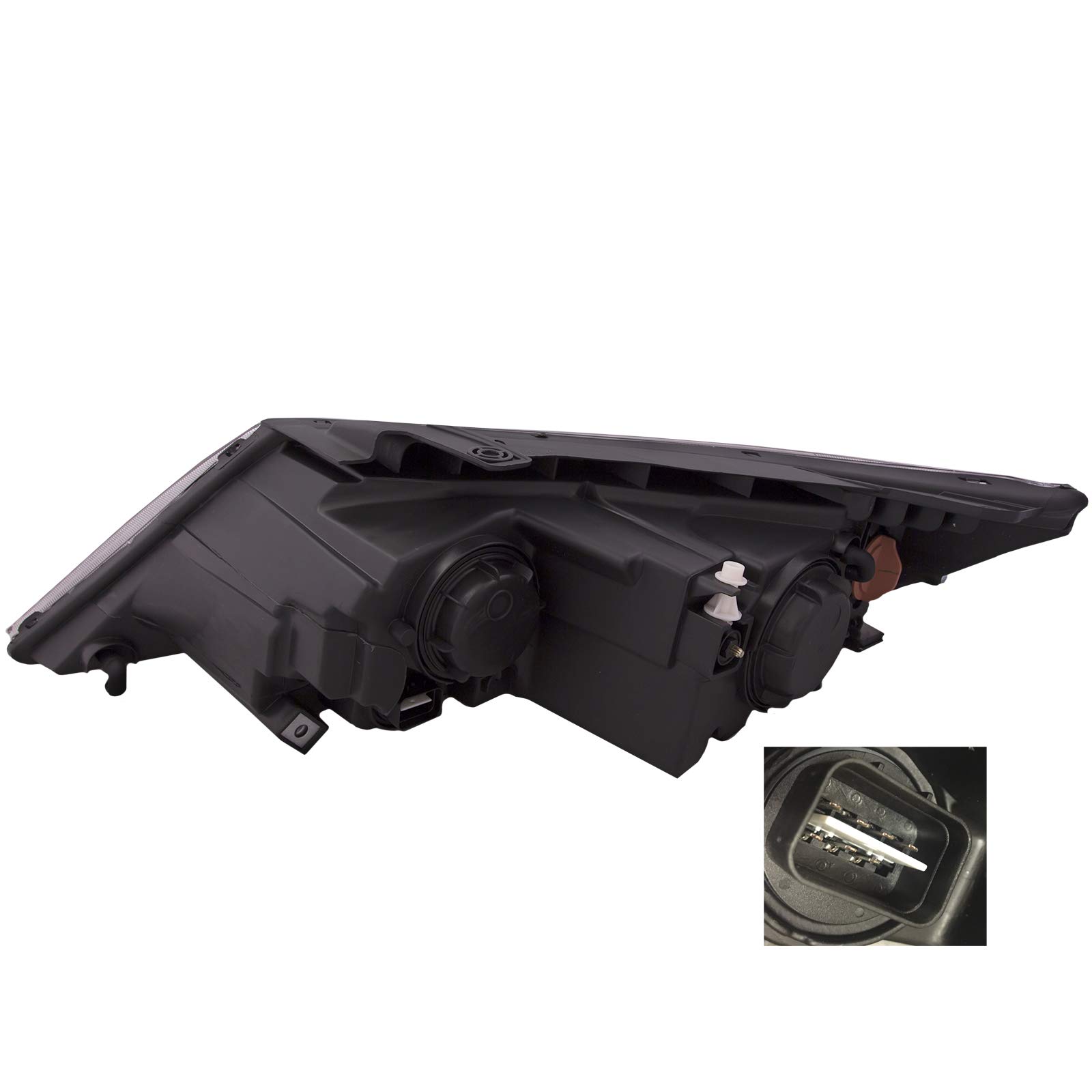 HEADLIGHTSDEPOT Halogen Headlight Compatible With Kia Sorento 2011-2013 Includes Right Passenger Side Headlamp