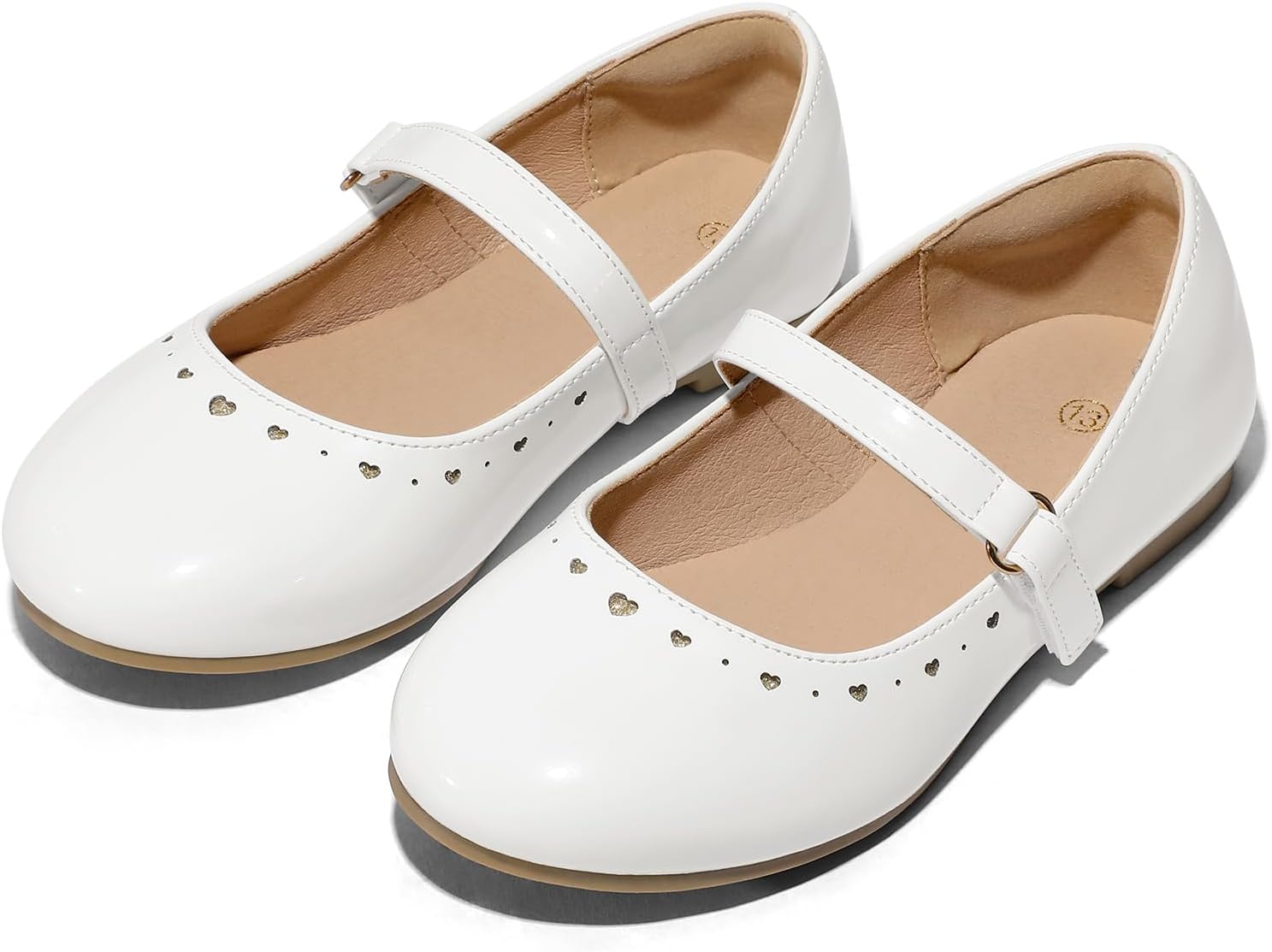 K KomForme Girl's Ballet Flats Non-Slip Soft Mary Jane Walking Party Dress Shoes for Toddler/Little Kid/Big Kid - Image 5