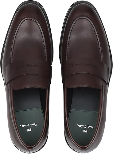 ポールスミス*7　ローファー/スリッポン/革靴* 良品✨️】Paul Smith ポールスミス ホワイトレザースリッポン