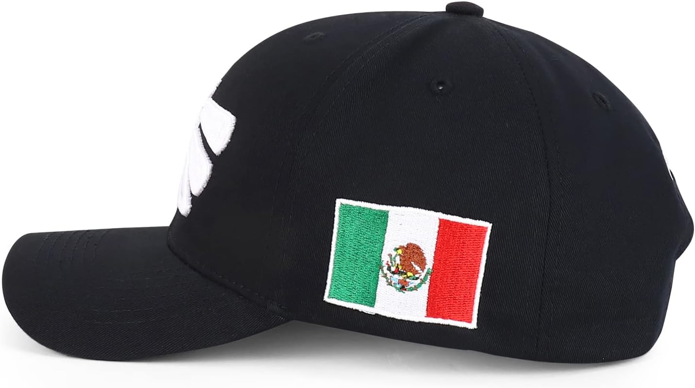 Trendy Apparel Shop XXL Hecho En Mexico Eagle 3D Embroidered Structured Baseball Cap - Image 4