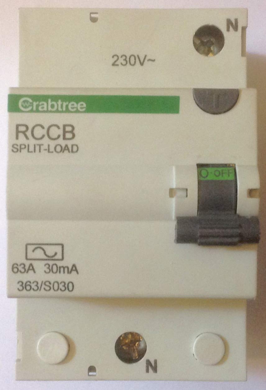 Crabtree RCCB Split Load 363/S030 - C E Wholesalers