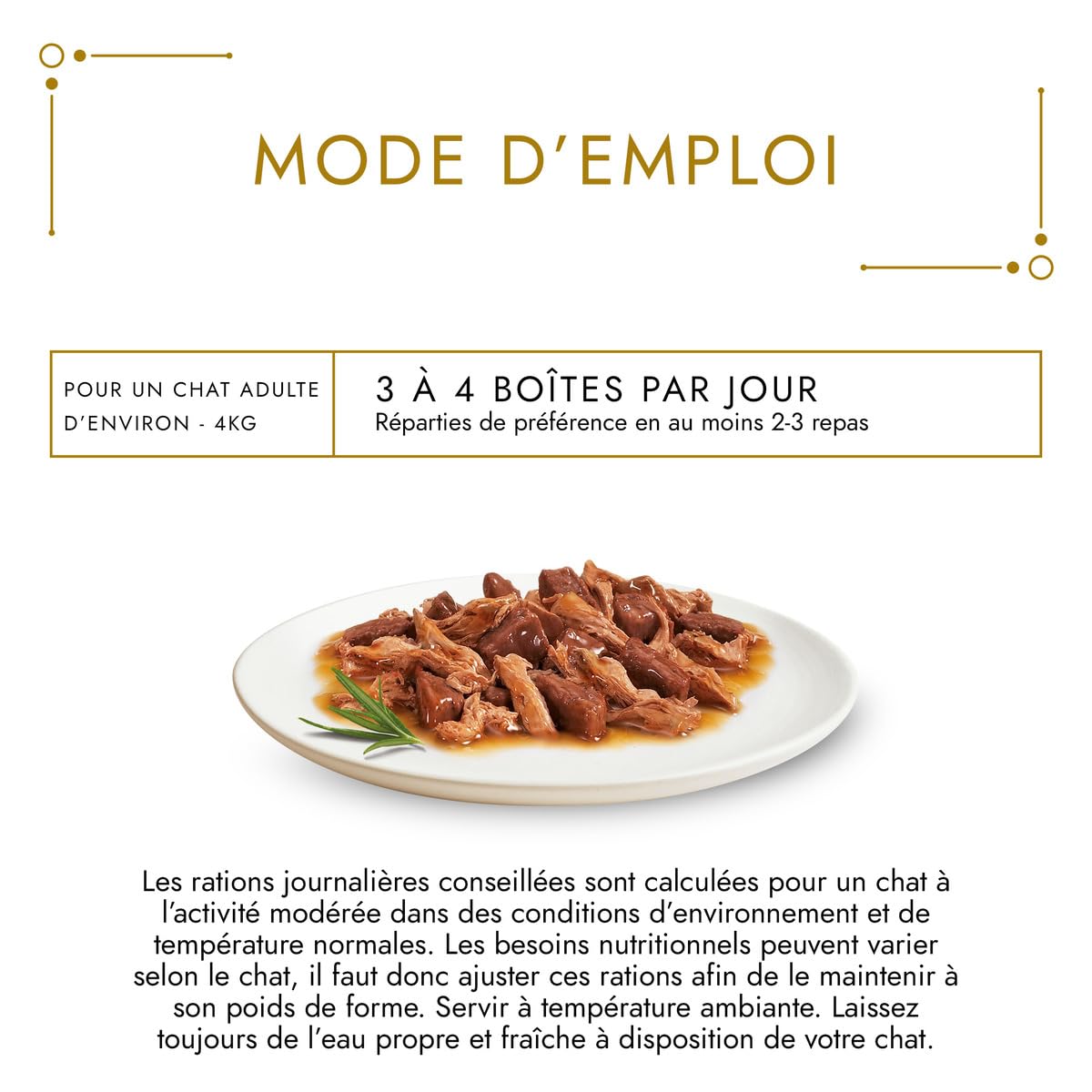 GOURMET | Gold | Double Délice | Chat Adulte | Filettines en Sauce | Bœuf et Poulet, Lapin et Foie, Poisson de l'Océan Sauce aux Epinards, Canard et Dinde | Boîtes | Lot de 8 (12 x 85 g)