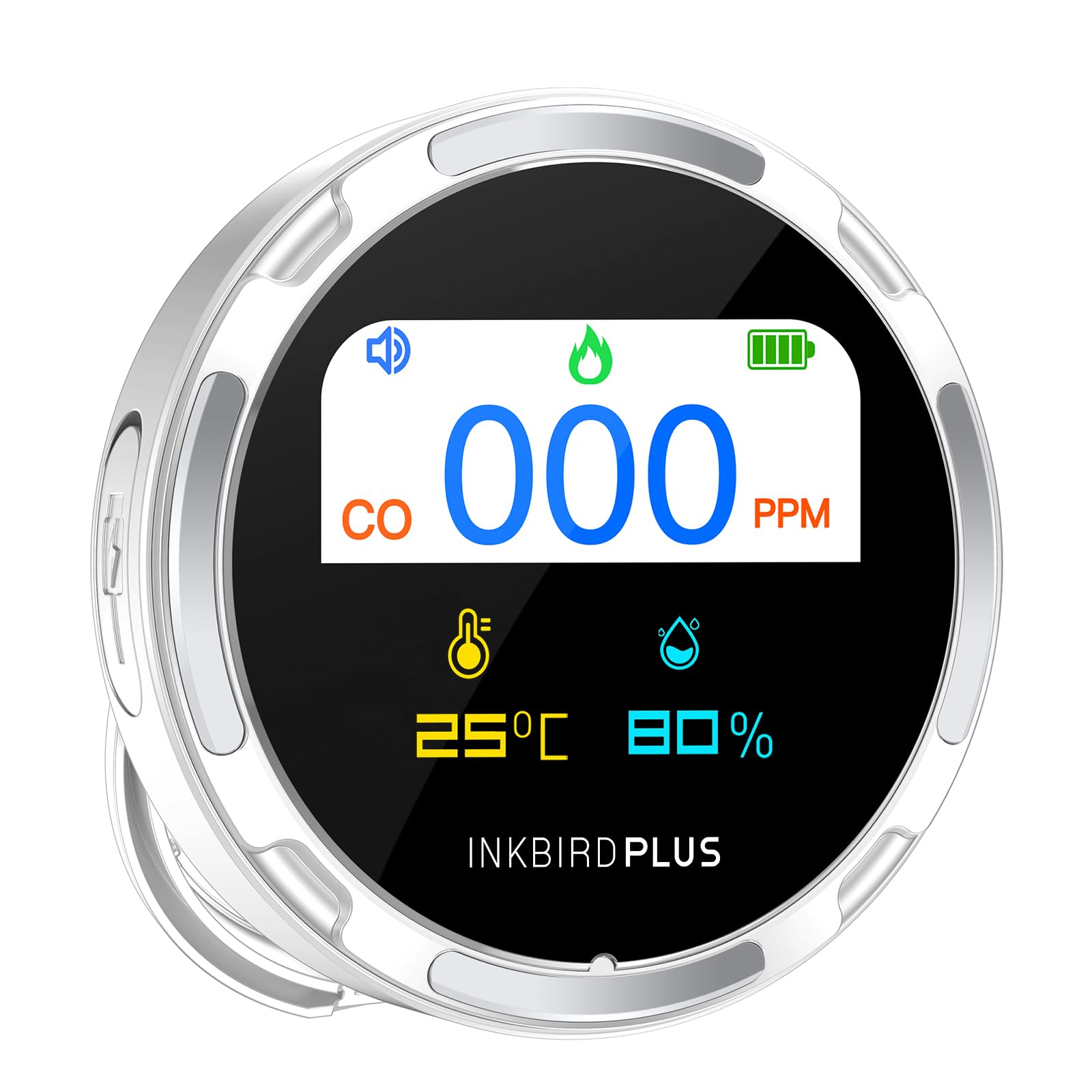 INKBIRDPLUS Portable Carbon Monoxide Detector HD10 Indoor 3-in-1 Air Quality Monitor Temperature Humidity CO Detector with Audible Alarm Low Battery Alarm Standby Mode IP65 Waterproof Adjustable (B0D129W7ZF) Amazon Price History, Amazon Price Tracker