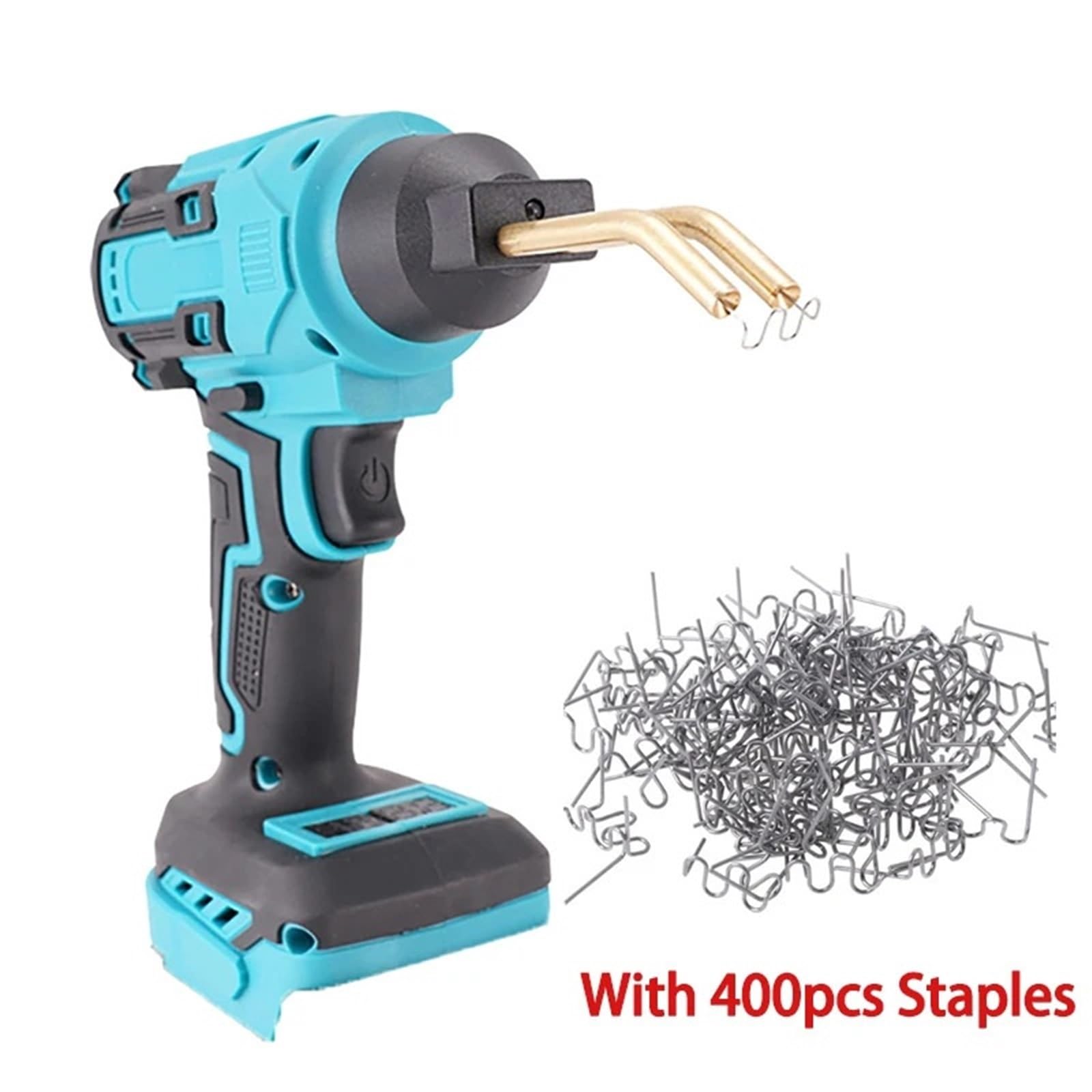 Kit Riparazione Paraurti Auto Adatto per Kit di Riparazione di Crepe sui Pannelli delle Auto con Batteria Makita da 18 V e 21 V, plastica con pinzatrice a Caldo per Taglio Termico.