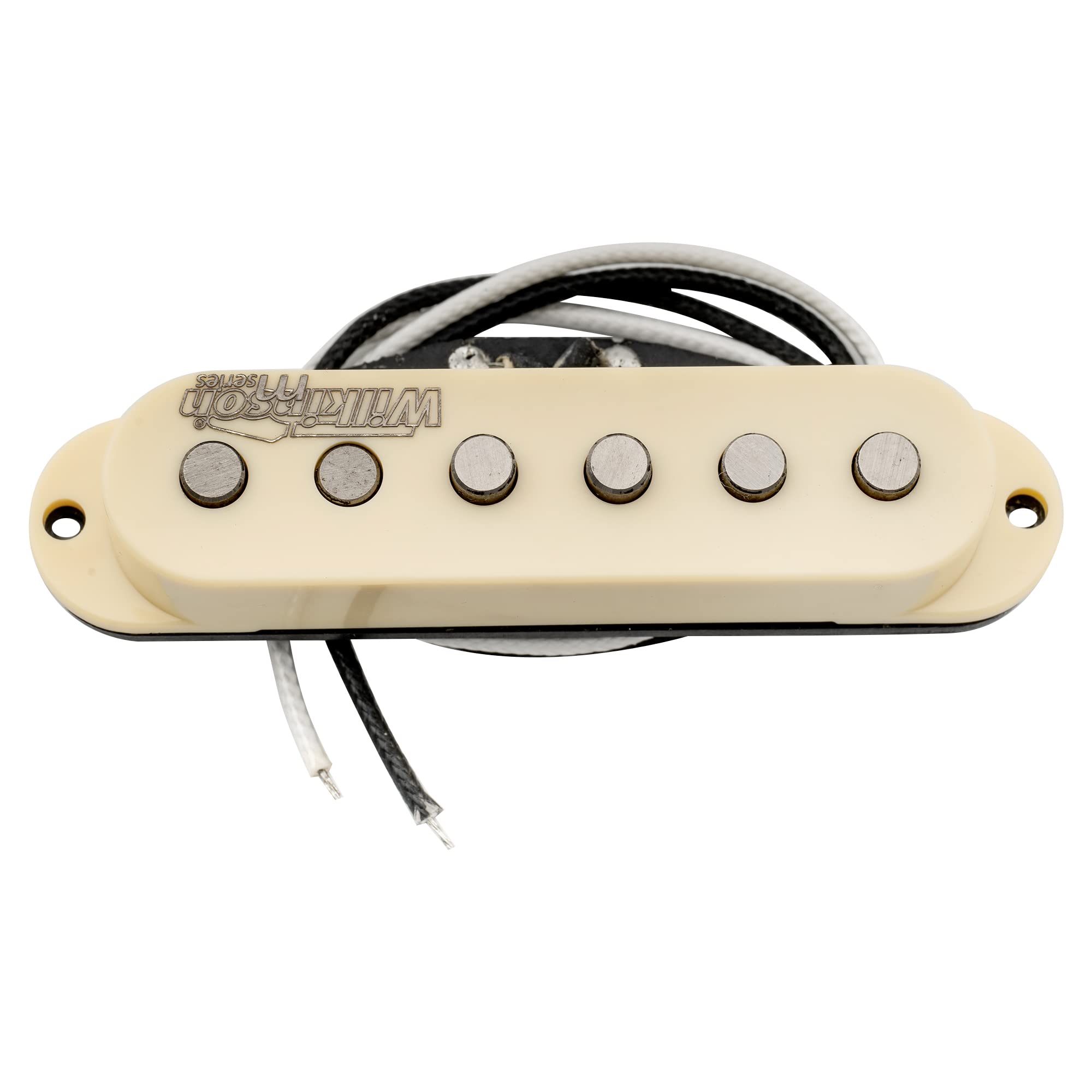 Pastilla Single Coil Wilkinson Vintage Para Guitarra Strat - Posición Medio, Alnico 5, 6K, Crema, Sonido Años 60
