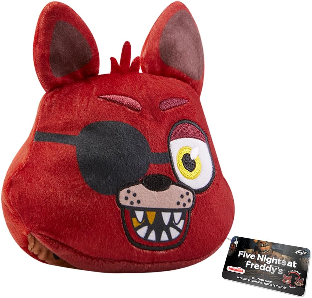Funko Plush: Five Nights at Freddy's Reversible Heads - Foxy 4"