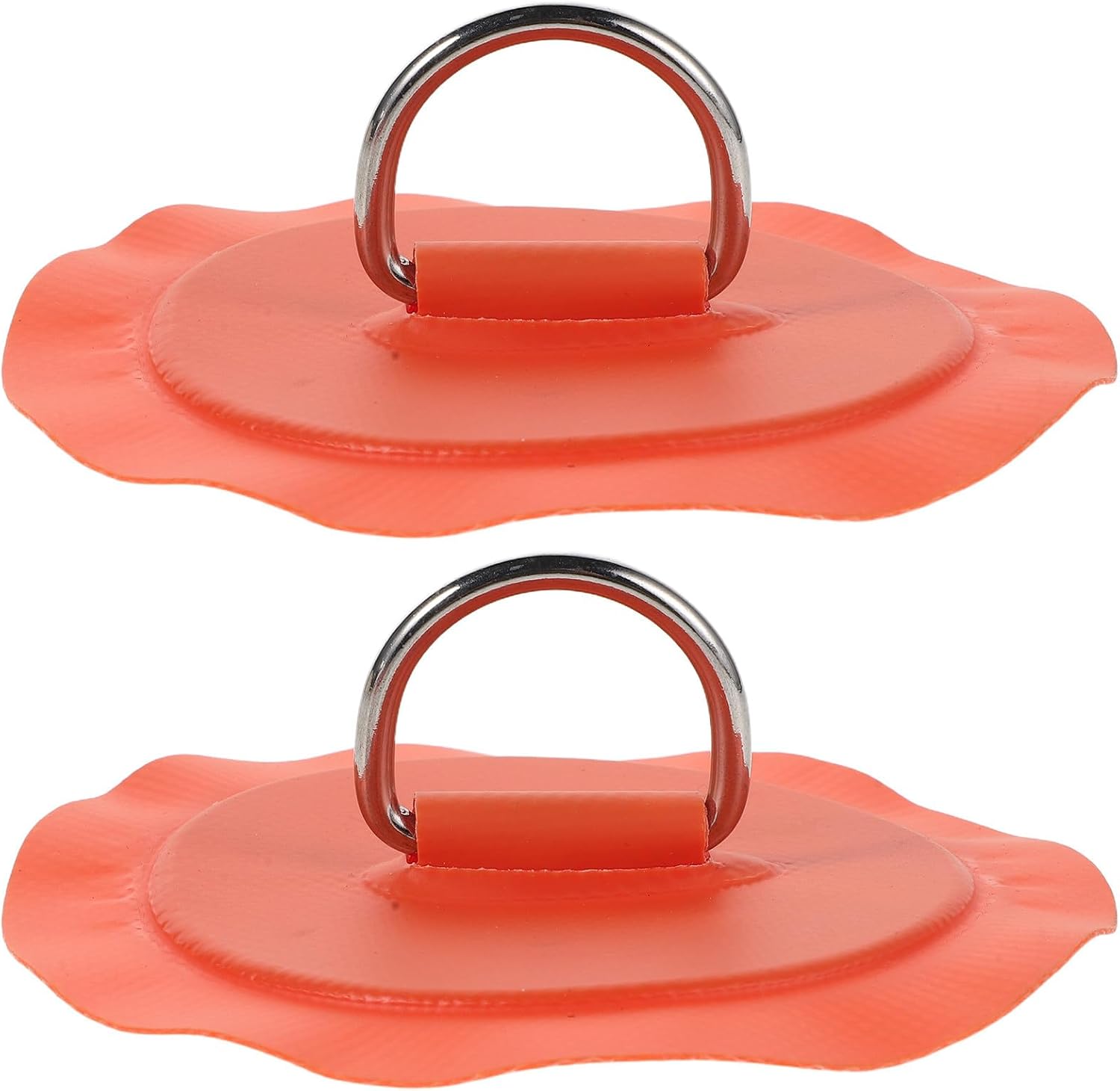 2pcs Stainless Steel D Ring Buckle Set for Paddle Boards Orange