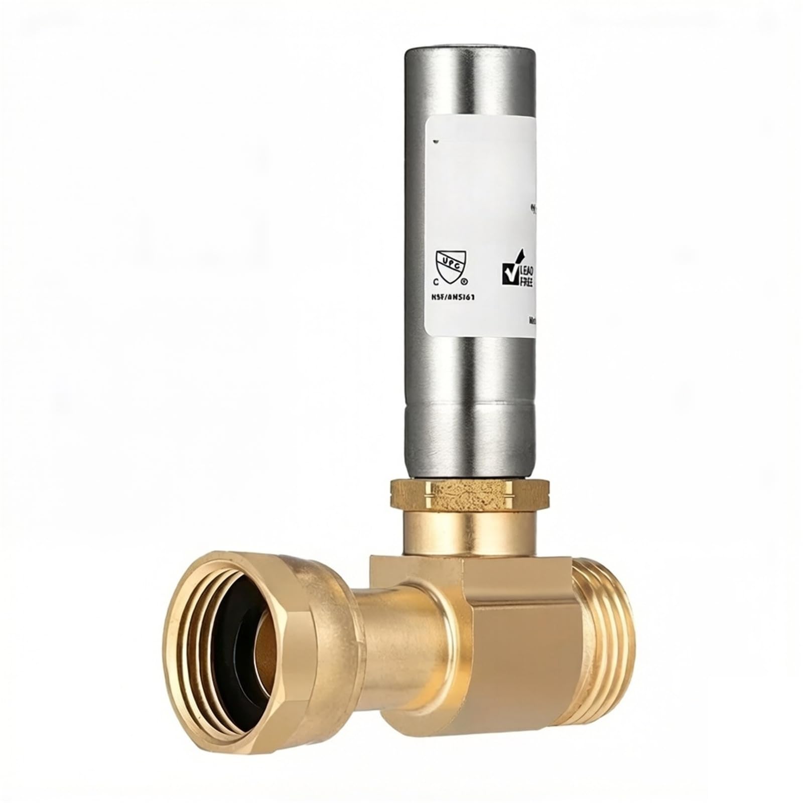 Hxjthbvcf Eliminator Washing Machine Water Hammer Arrestor | 3/4" Nh Thread Sanitary Pipe Noise Stopper