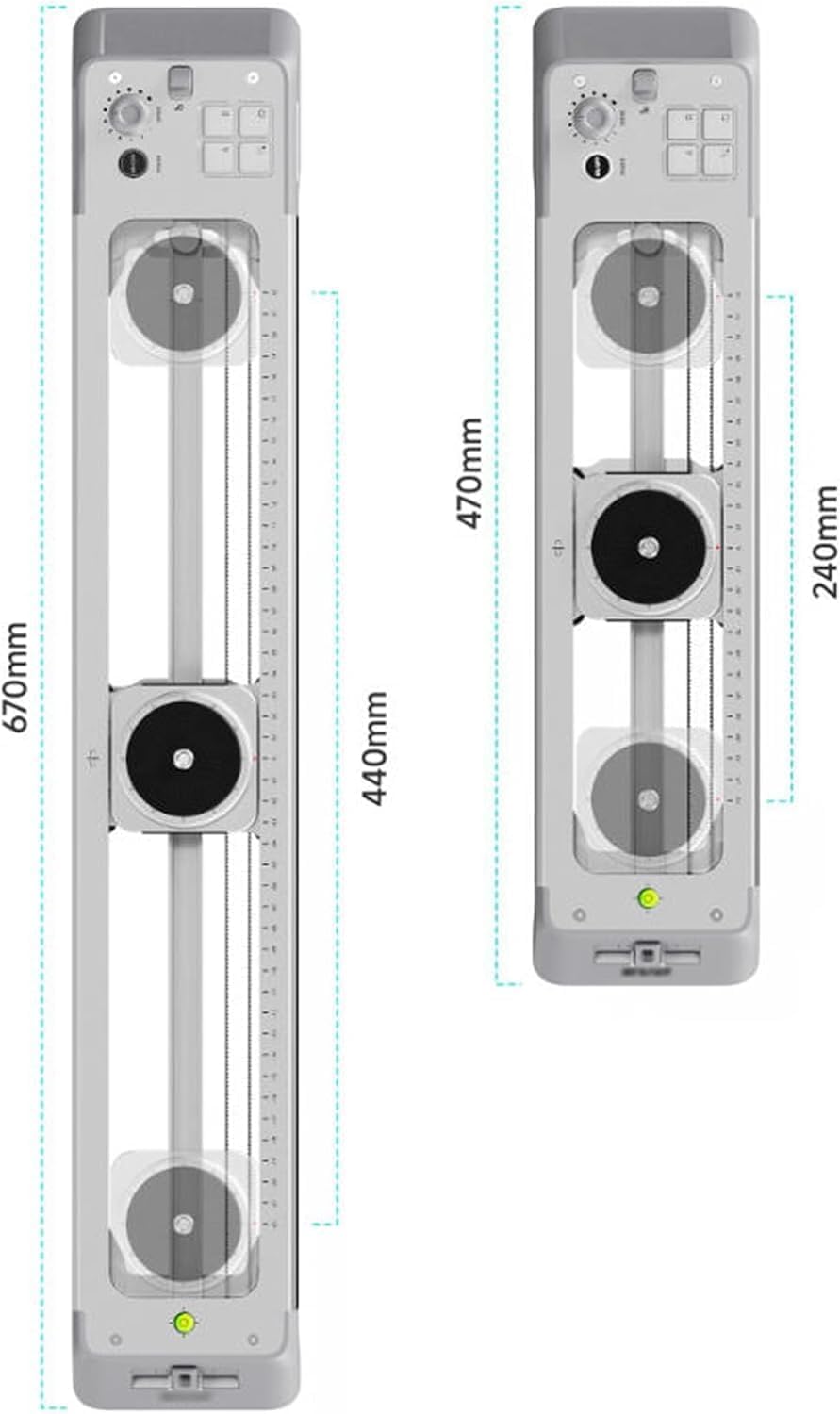 Slider motorizzato per fotocamera con carrello panoramico a 125°, controllato da app per time-lapse e video, controllo della velocità di precisione, supporta 2,5-5 kg per riprese fluide